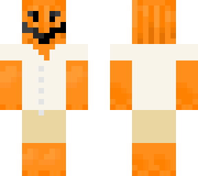 carved pumpkin man (orange man but cooler)