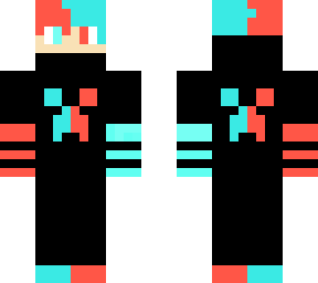 cool skin (red and blue)