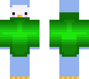green penguin