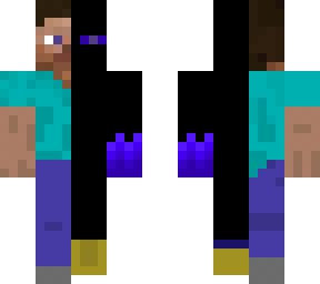 half steve half weird enderman