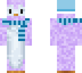 light purple penguin