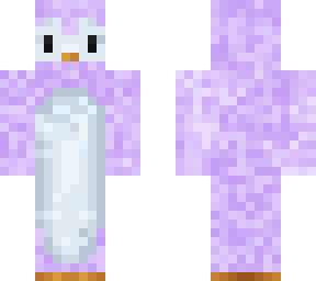 light purple penguin