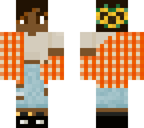 orange flannel