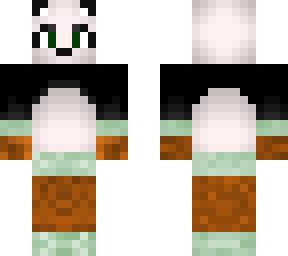 panda con ropa