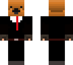 pootis with a suit
