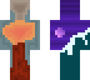 snowy mountain in the night + erupting volcano ~~ first follower tysm!
