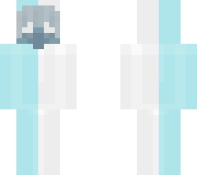 white and blue