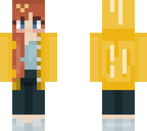 yellow rain coat