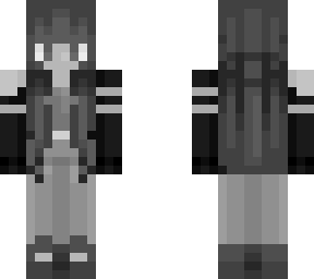 black and white
