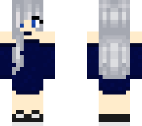 blue dress