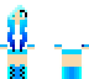 blue girl