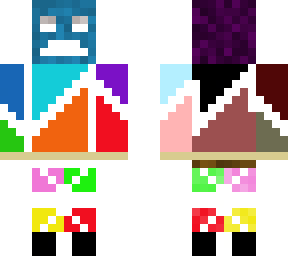 creeper man colorblock