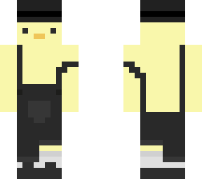duck with overalls
