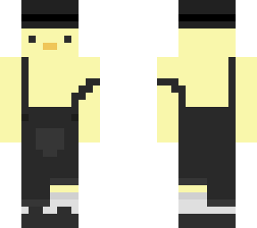 duck with overalls