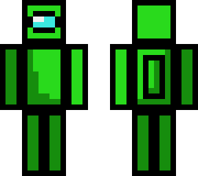 green crewmate (among us).