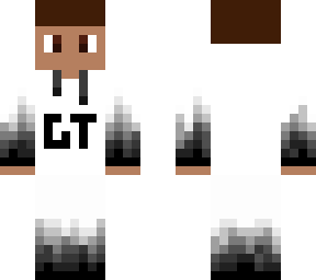 gt hoodie white fade
