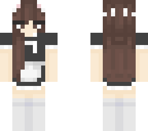 me in a maid outfit (edited not mine)