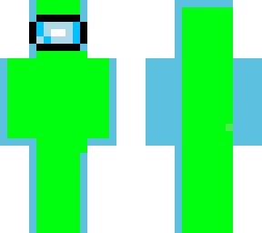 my 1st skin (glitched among us skin)