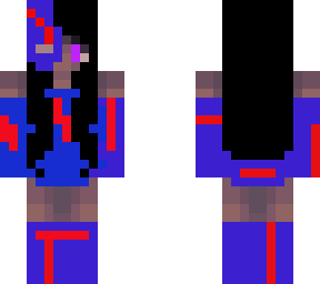 my v.2 of black and pulp this time blue and bood.