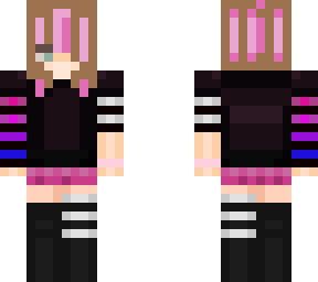 pink haired bi***ual