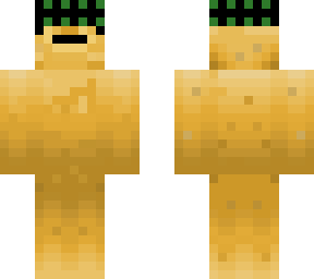 potato with hat