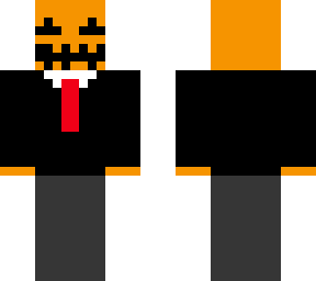 pumpkin in suit