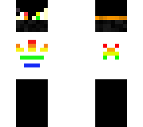rainbow adidas and creeper masked boy