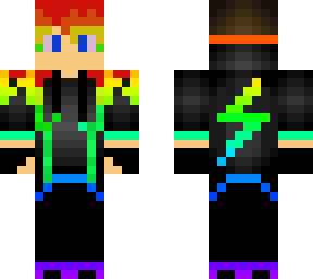 rainbow gamer boy