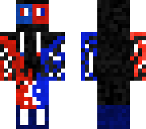 red and blue