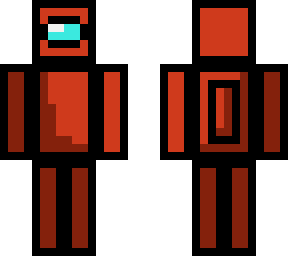 red crewmate (among us).