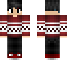 red sweater