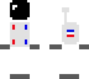 astronaut with guy inside
