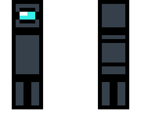 Black Among Us Character Minecraft Skin Check out among us guide on list of all skins. black among us character minecraft skin