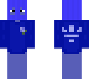 blue ski mask