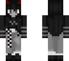 grayscale halloween skin