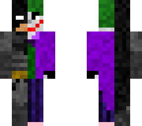 half joker and batman