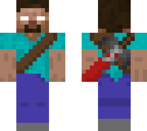 herobrine with a sword