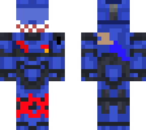 official shark lord minecraft skin! (v2 with teeth)