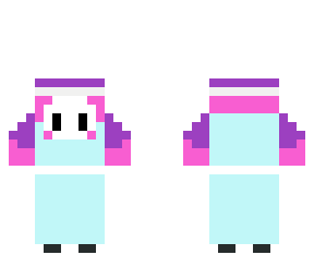 pink workout fall guy