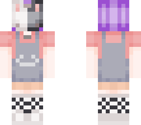 purple haired bunny boi