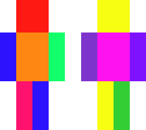 randomized colored skin