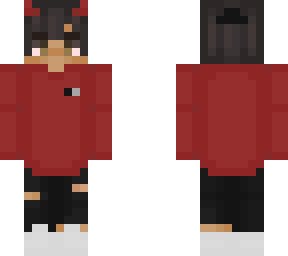 Download red hoodie eboy skin | Minecraft Skin