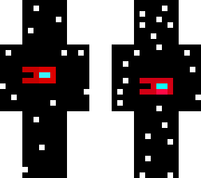 red thrown in space (among us)