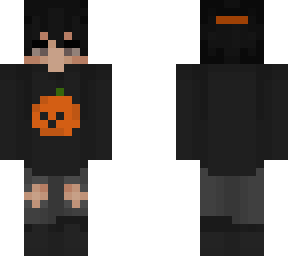 skinny pumpkin guy