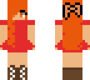 skintober day 2 - pumpkin girl