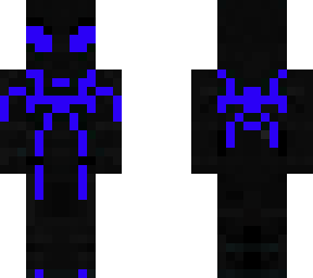 spiderman traje futurista azul