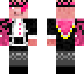 technoblade with pink flames