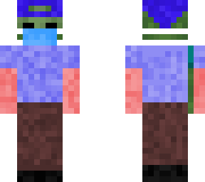 winter zombie with mask