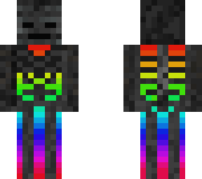wither with raimbow bacground?