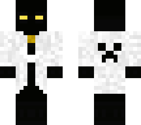 black null with lab uniform